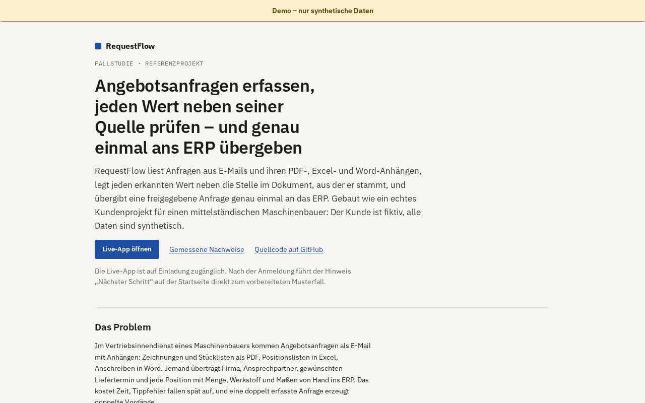 Preview of RequestFlow