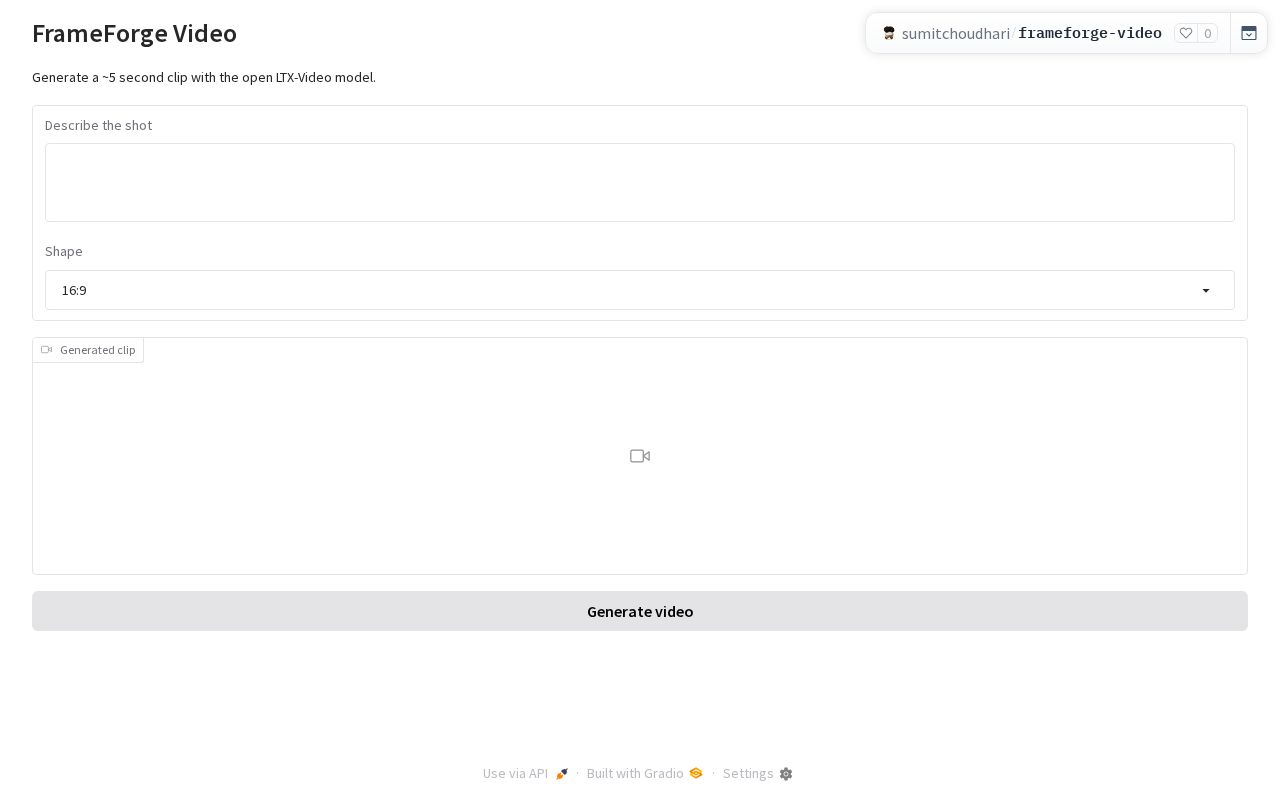 Preview of FrameForge Video