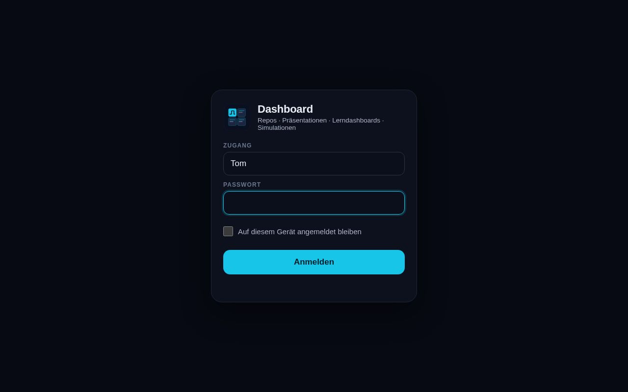 Preview of Dashboard