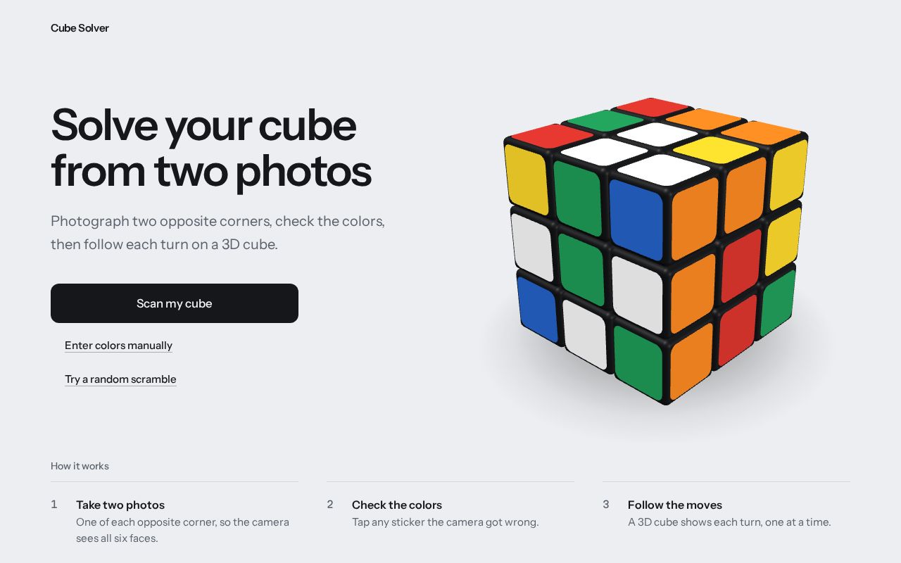 Preview of Cube Solver