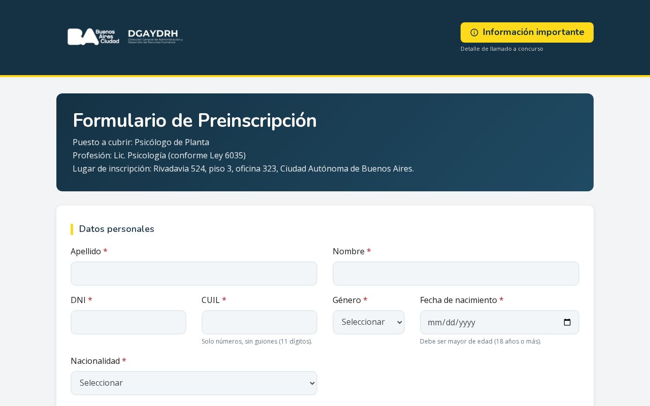 Preview of Formulario