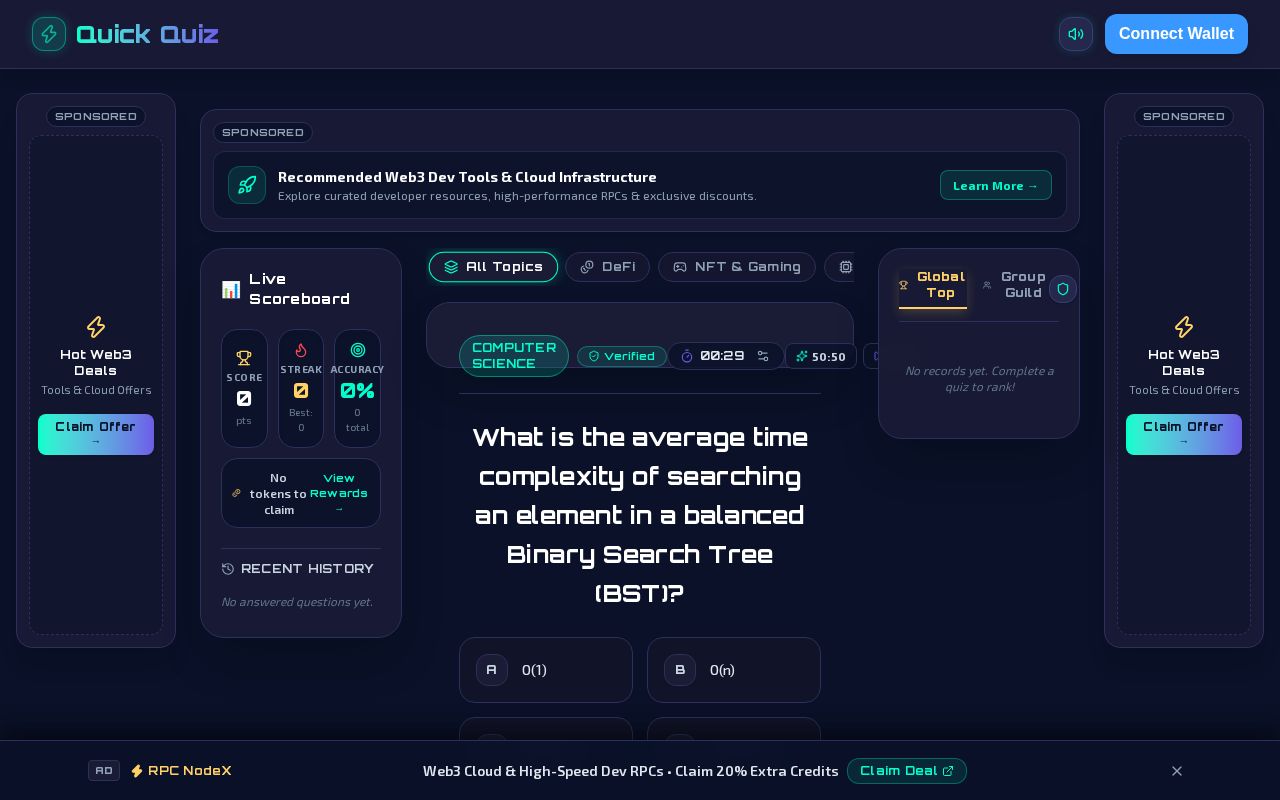 Preview of Quiz Web