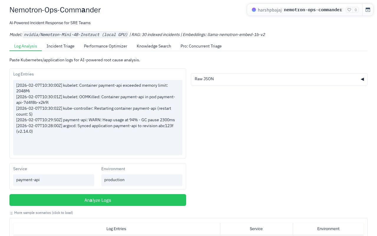 Preview of Nemotron-Ops-Commander