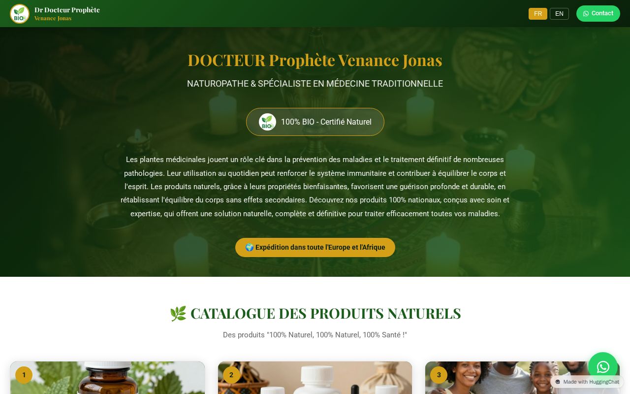 Preview of DOCTEUR Prophète Venance Jonas - Naturopathe
