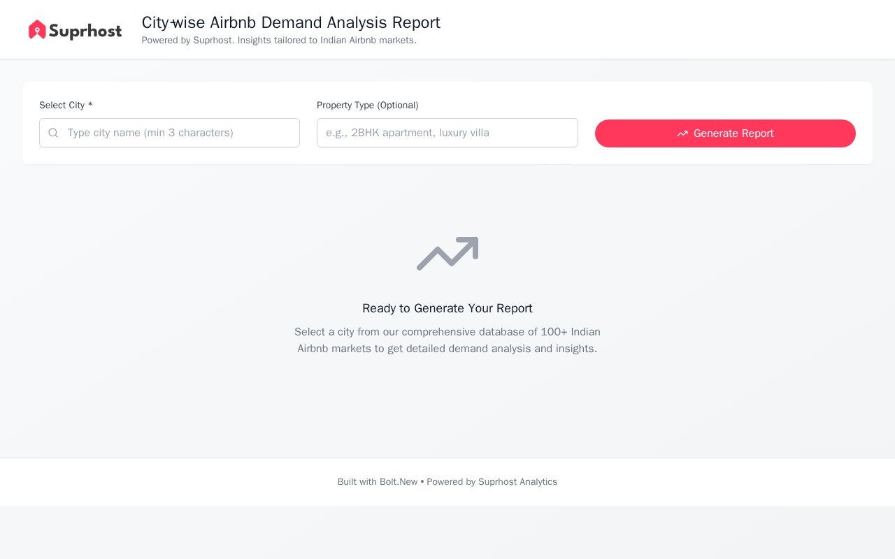 Preview of City‑wise Airbnb Demand Analysis (India Edition)