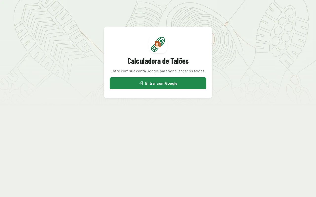Preview of Calculadora de Talões