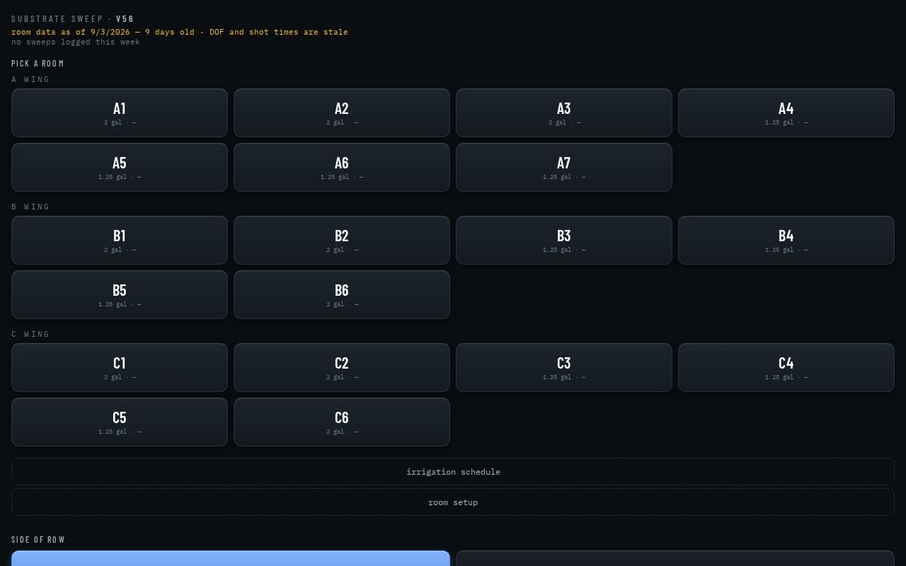 Preview of Terros-12 sensor software