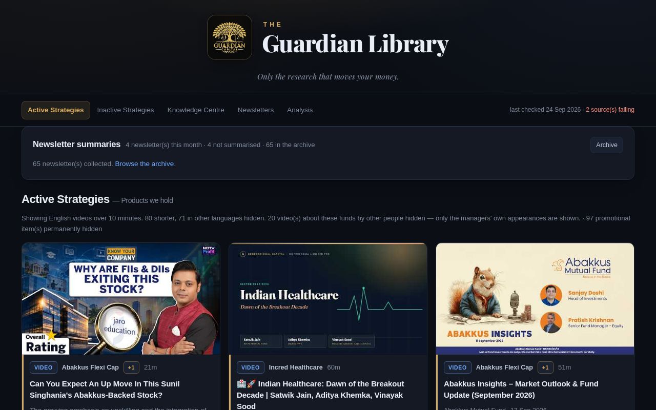 Preview of Guardian Library