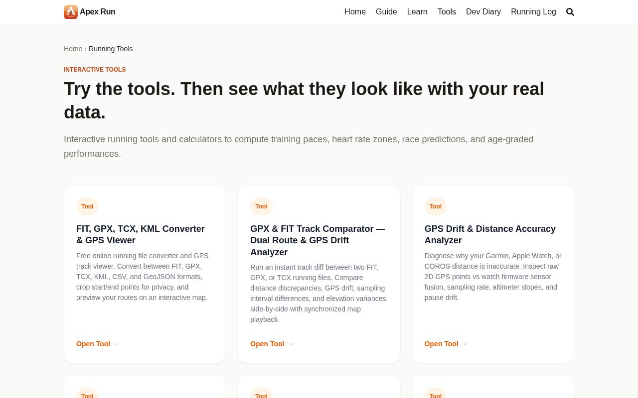 Preview of Runner Tools