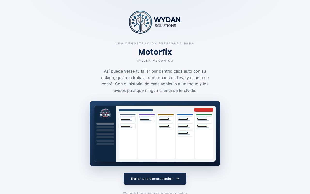 Preview of Demo Motorfix