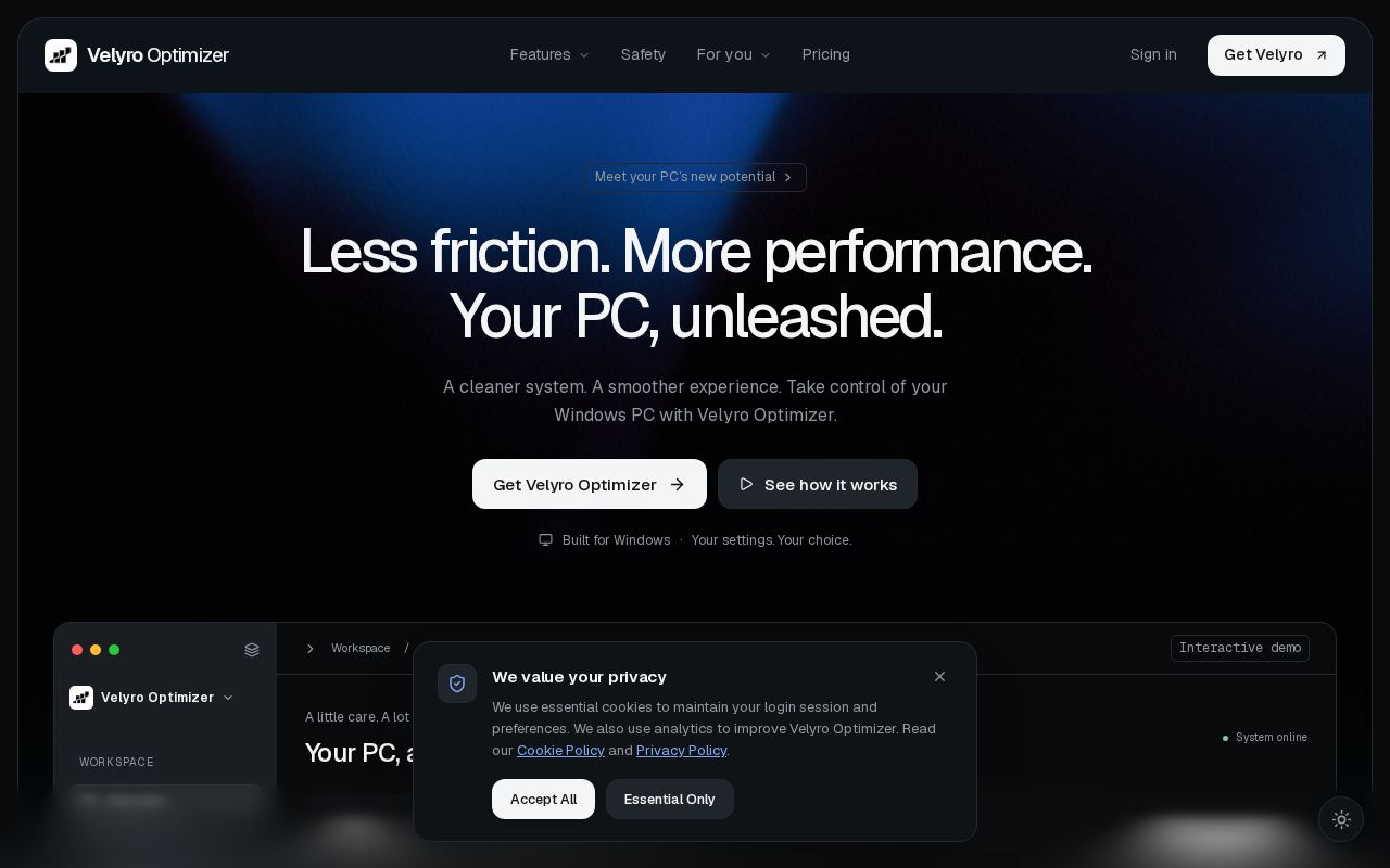 Preview of SyntraOptimizerWebsite