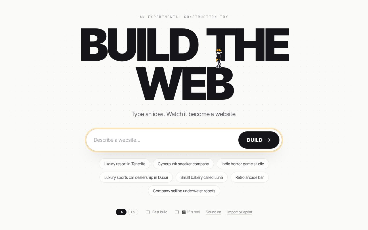 Preview of Build The Web