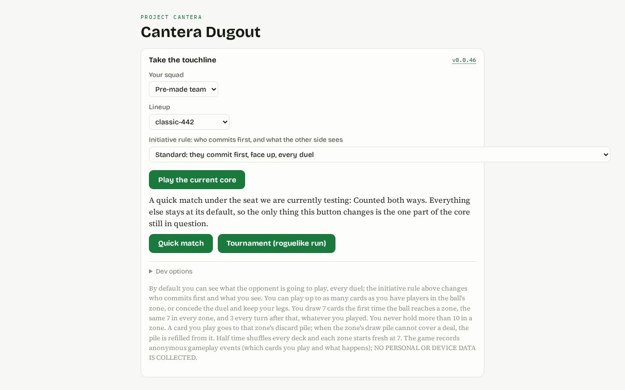 Preview of Cantera Dugout