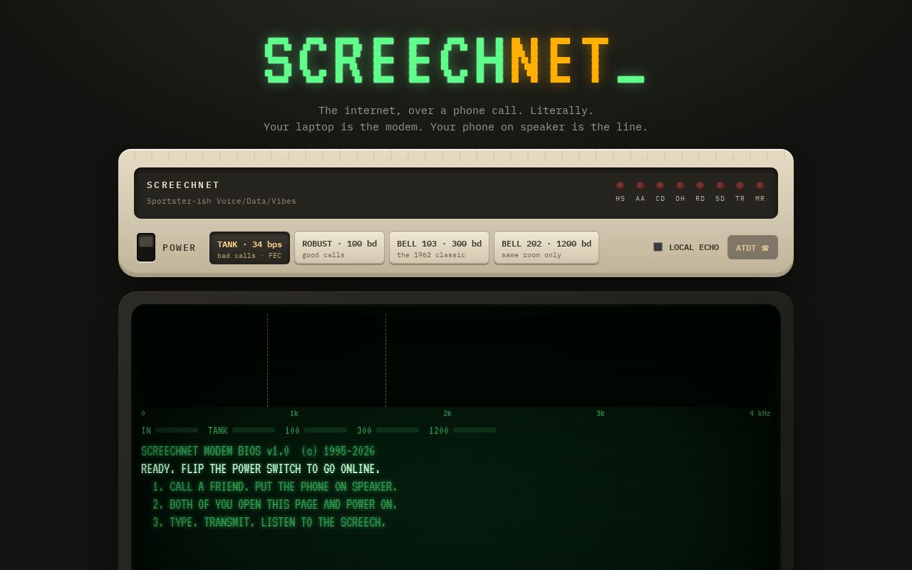 Preview of Screechnet