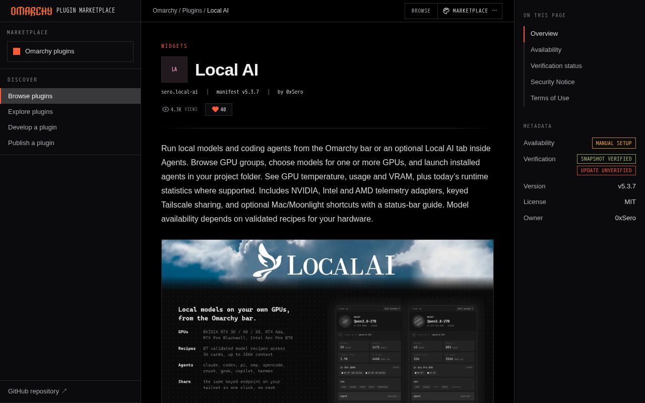 Preview of Omarchy Local Ai