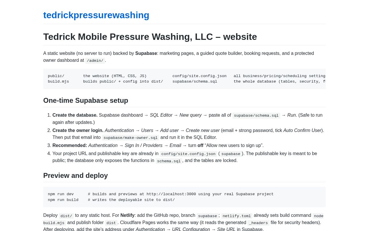 Preview of Tedrickpressurewashing