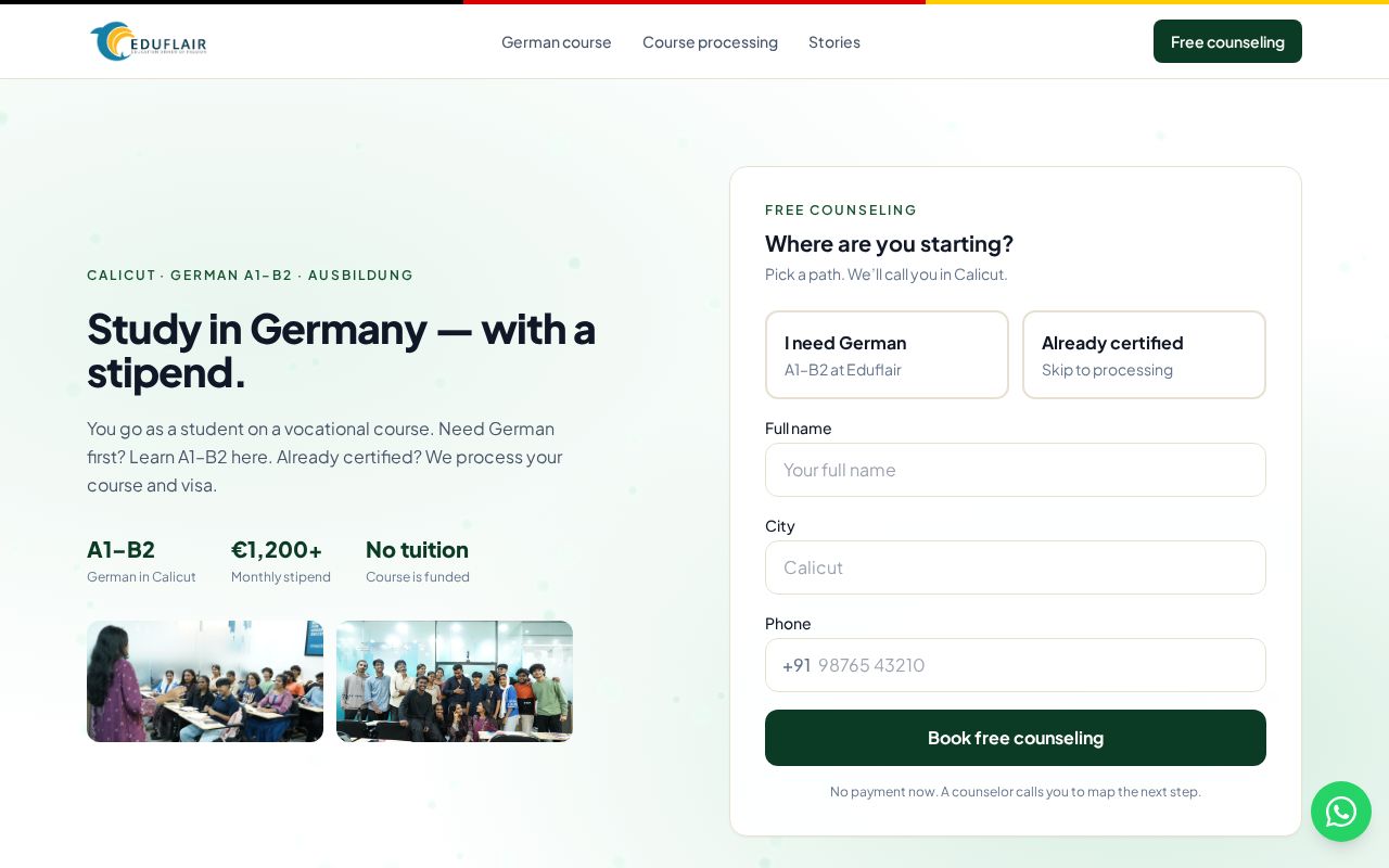 Preview of Eduflair Ausbildung Germany