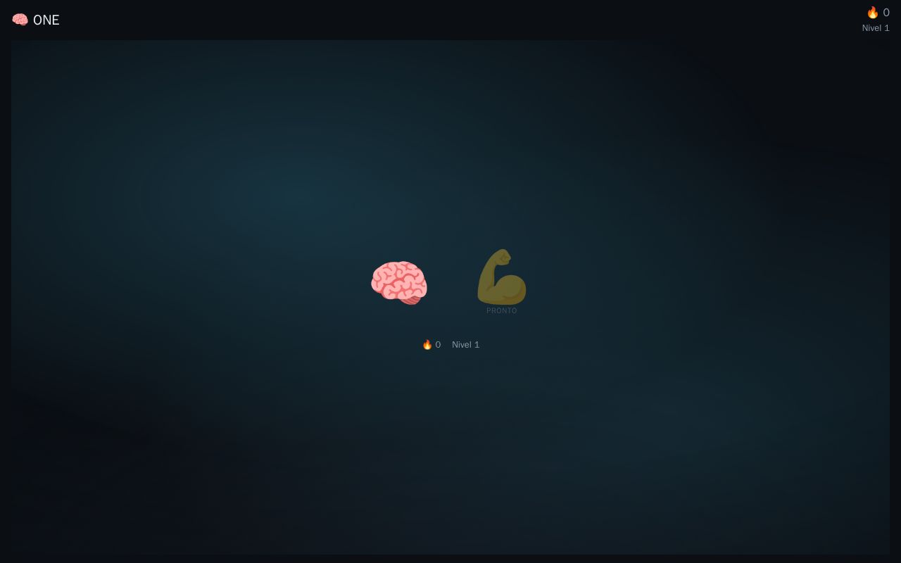 Preview of ONE: aprender sin leer. Juego de preguntas sin teclado, PWA personal.
