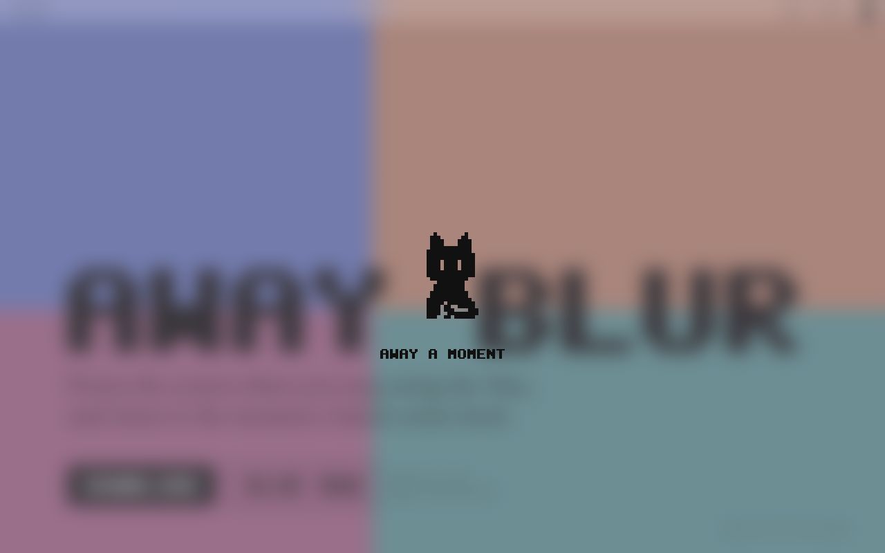 Preview of Away Blur