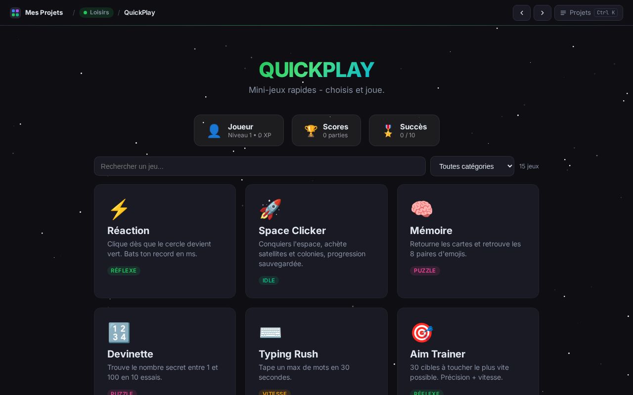 Preview of QUICKPLAY