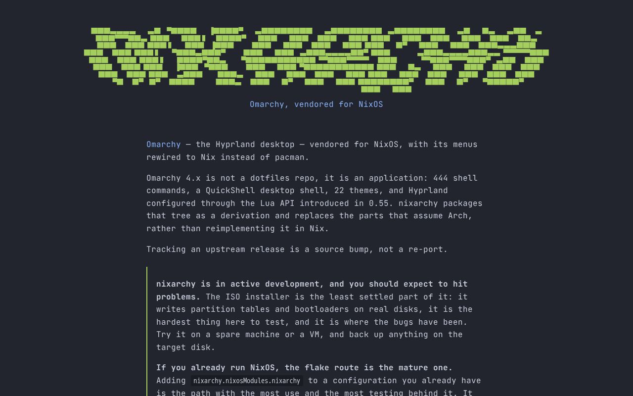 Preview of Nixarchy