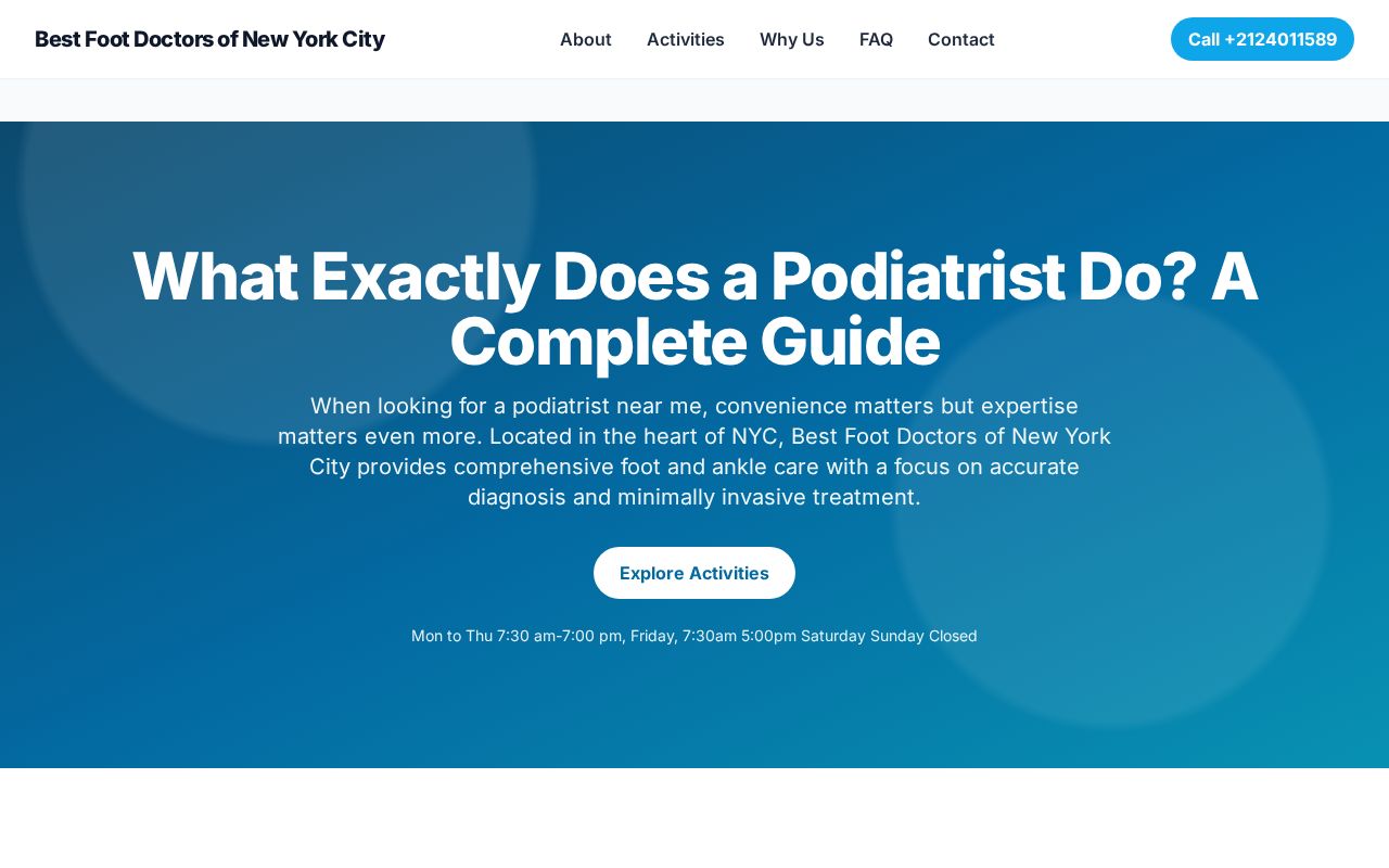 Preview of WhatExactlyDoesaPodiatristDoACompleteGuide
