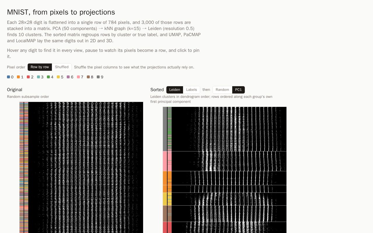 Preview of Dimensional Reduction Exploration