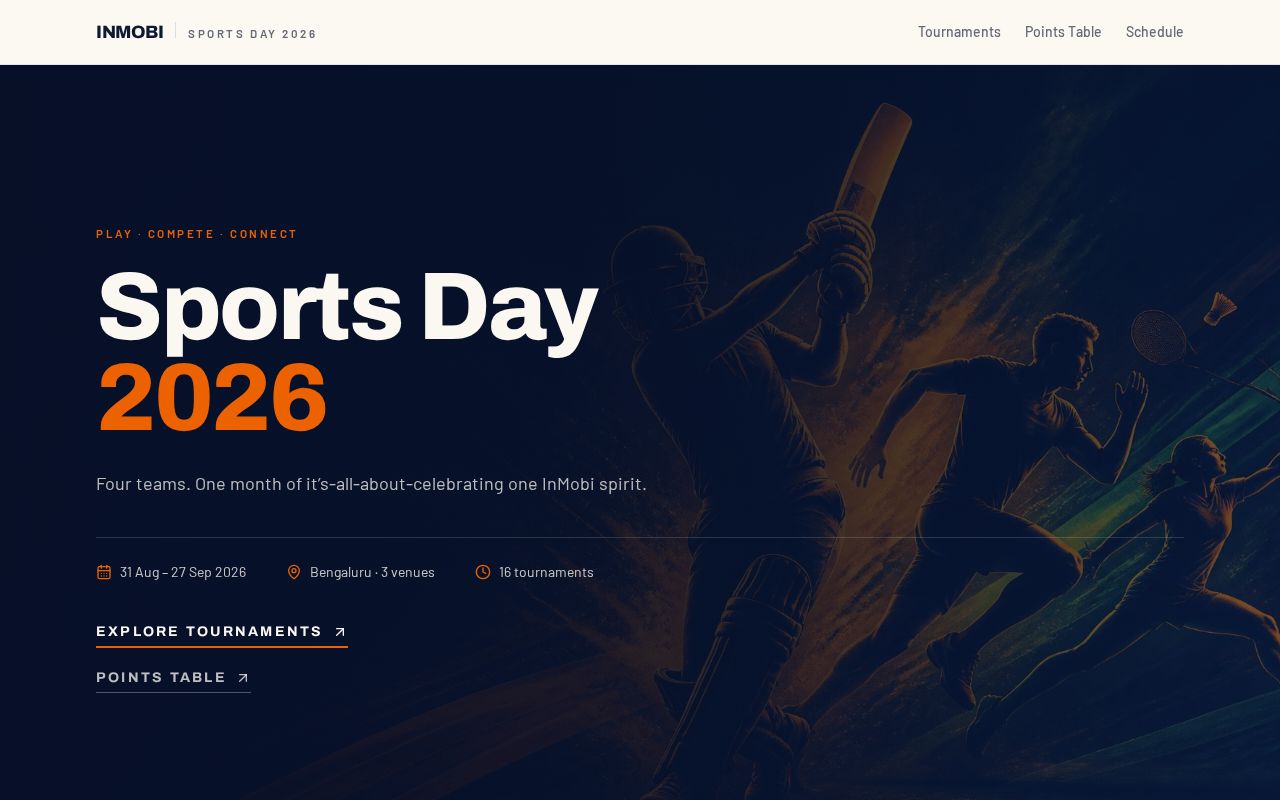 Preview of Inmobi Sports Central