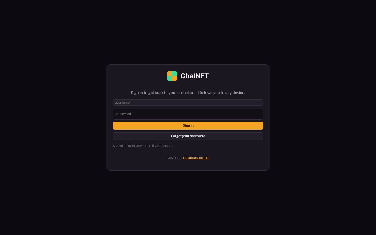 Preview of Chatnft