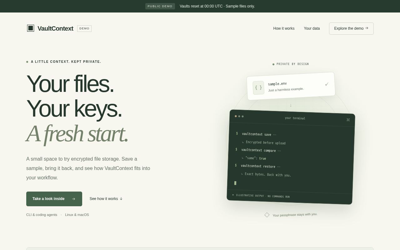 Preview of Try VaultContext