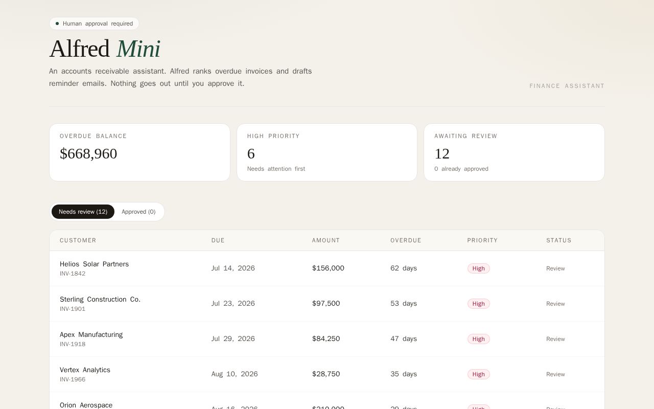Preview of Alfread Demo