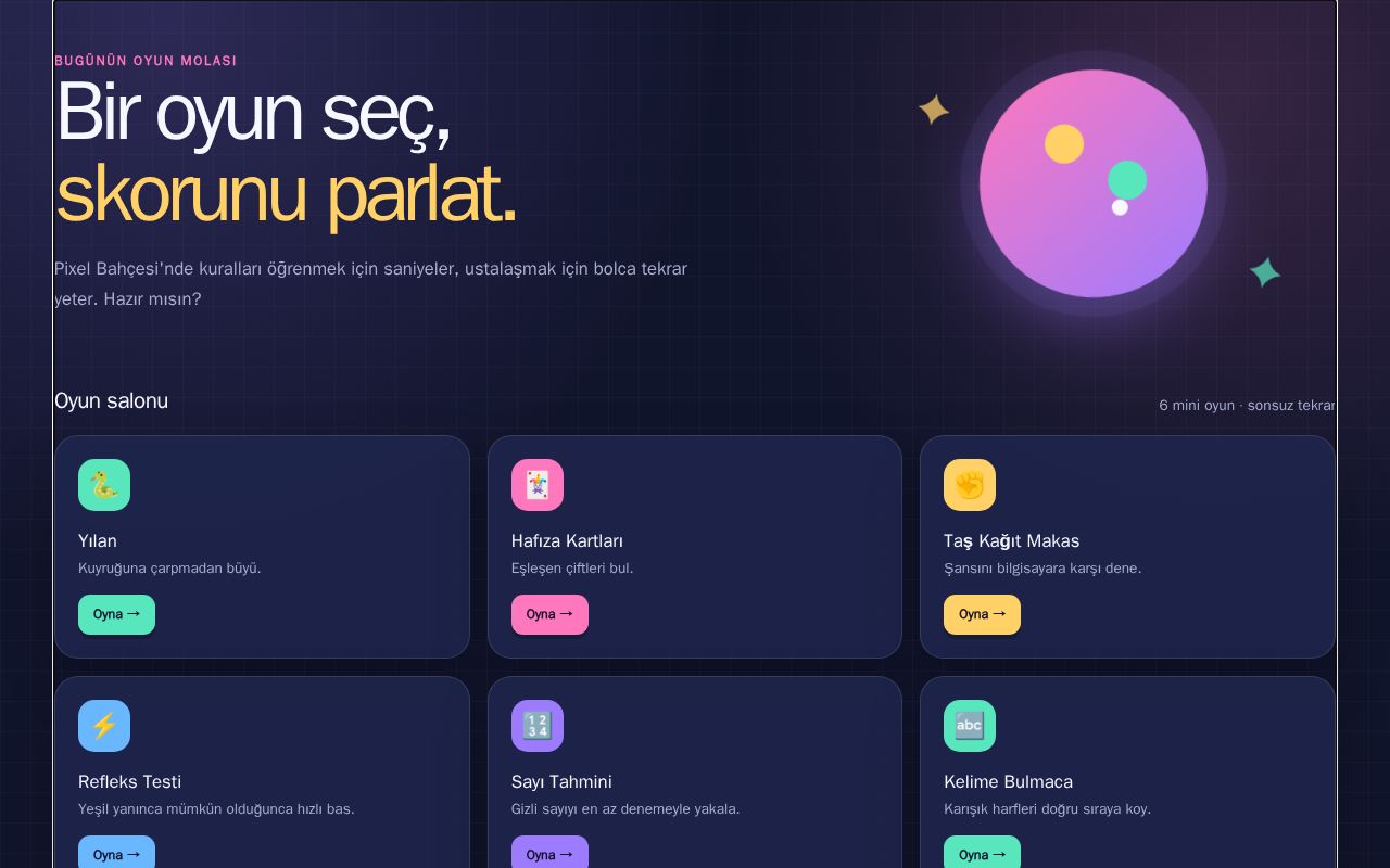 Preview of Mini Games Arcade