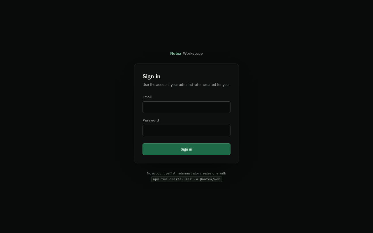 Preview of Noteaworkspace