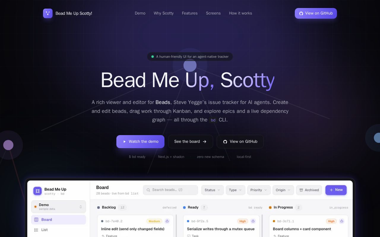 Preview of Beads UI, Viewer & Editor