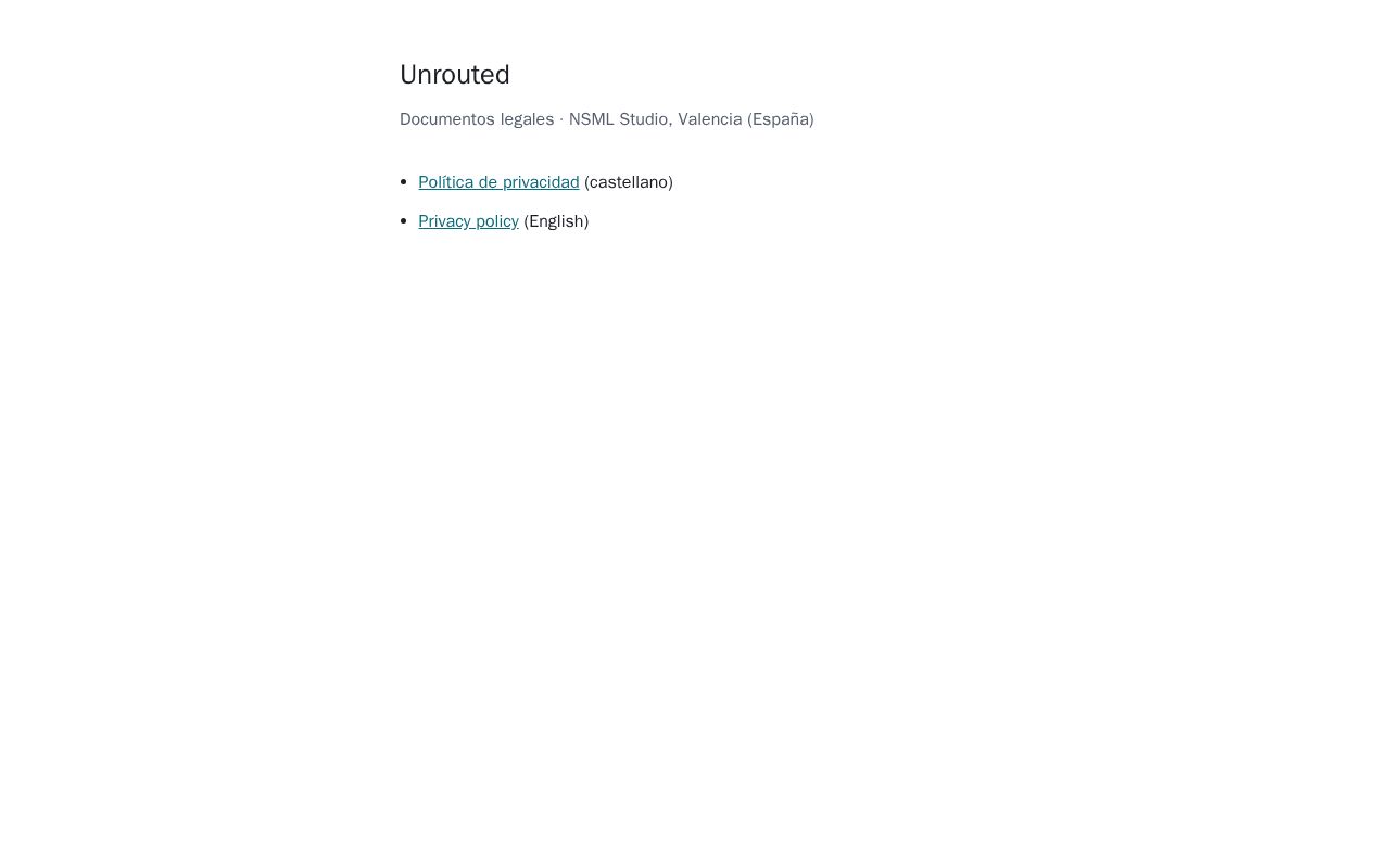 Preview of Unrouted Legal