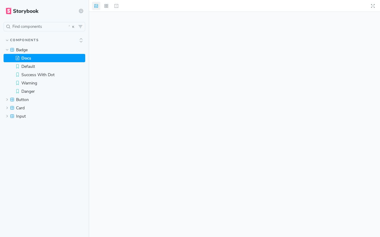 Preview of Storybook Vue Demo