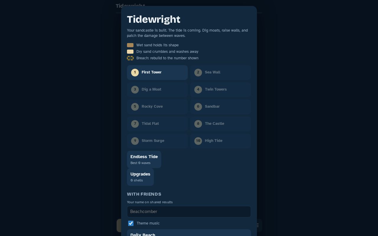Preview of Tidewright
