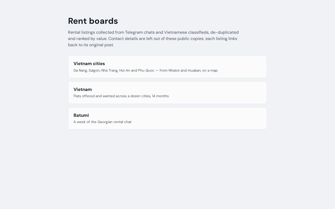 Preview of Rent Boards