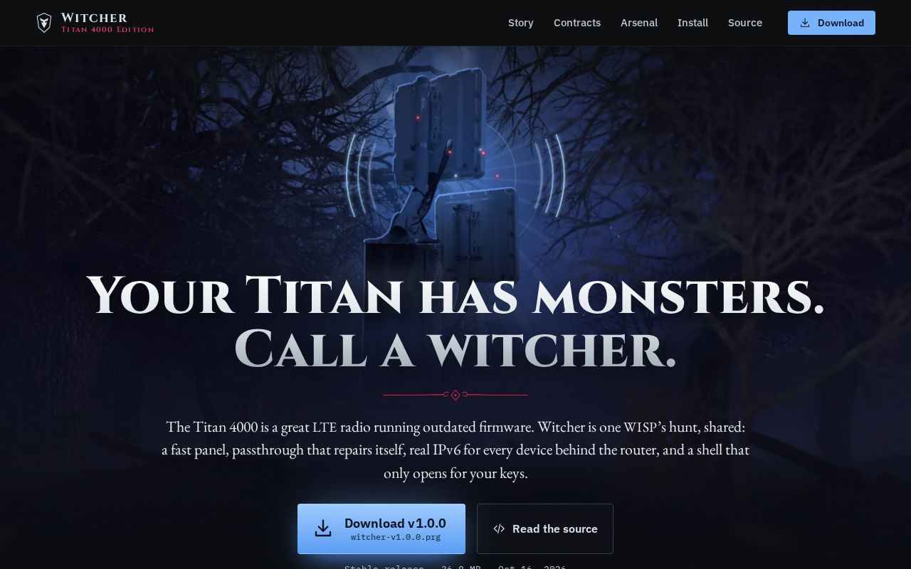 Preview of Titan 4000 Witcher Edition Fw