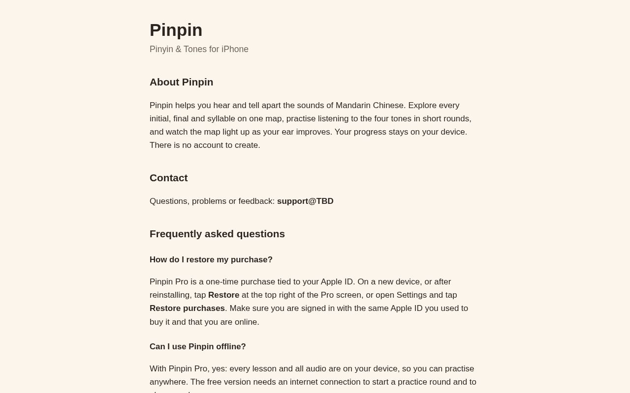 Preview of Pinpin Site