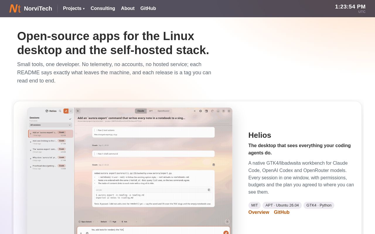 Preview of Norvitech Site