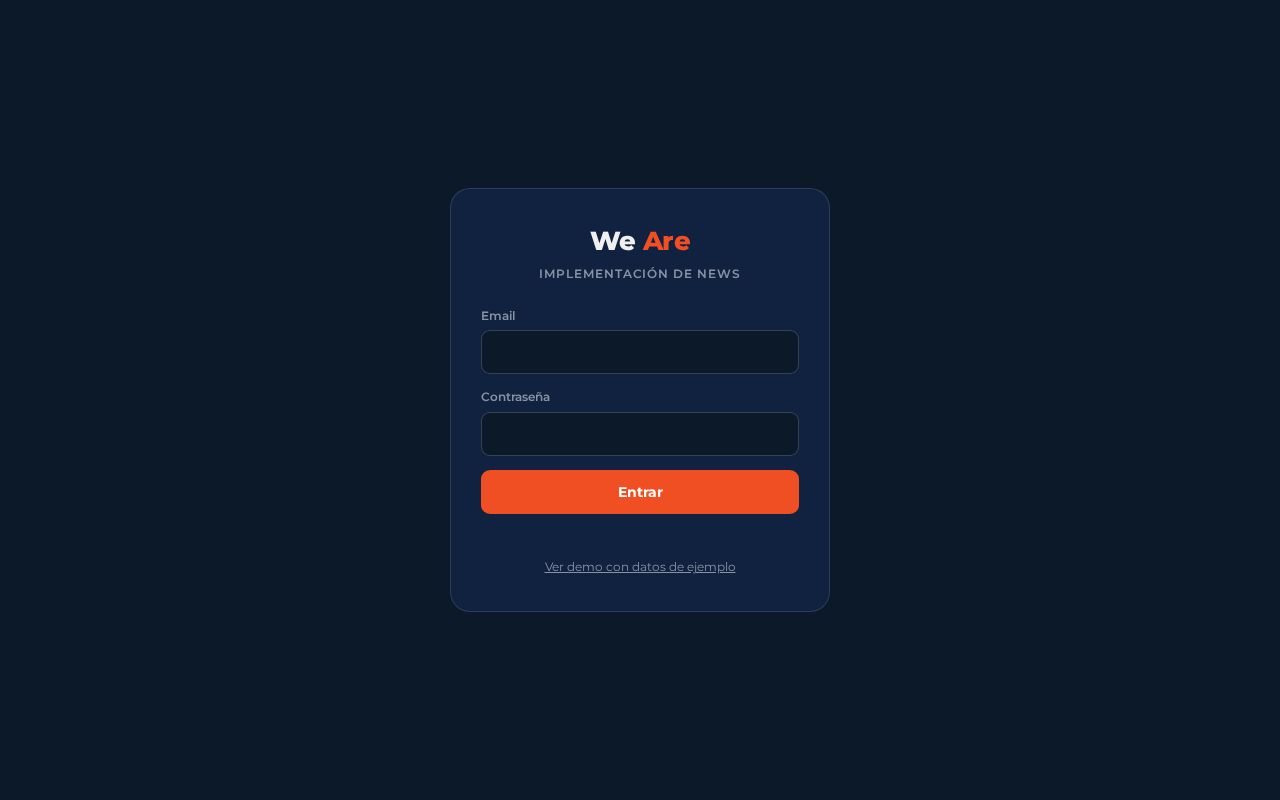 Preview of Implementación de news