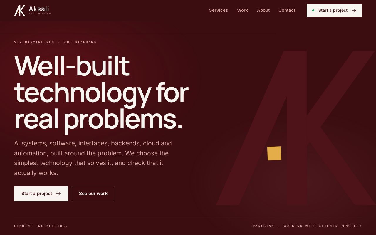 Preview of Aksali Technologies