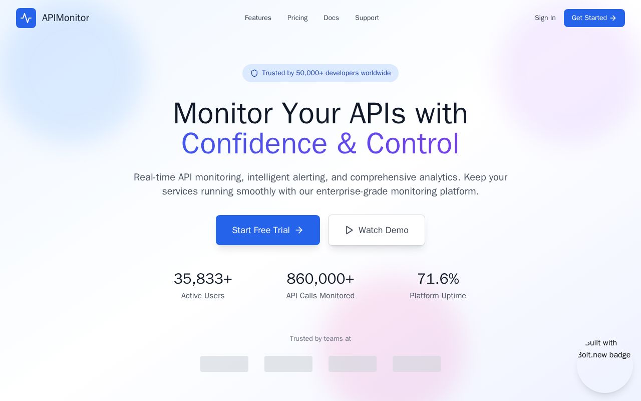 Preview of API Monitor