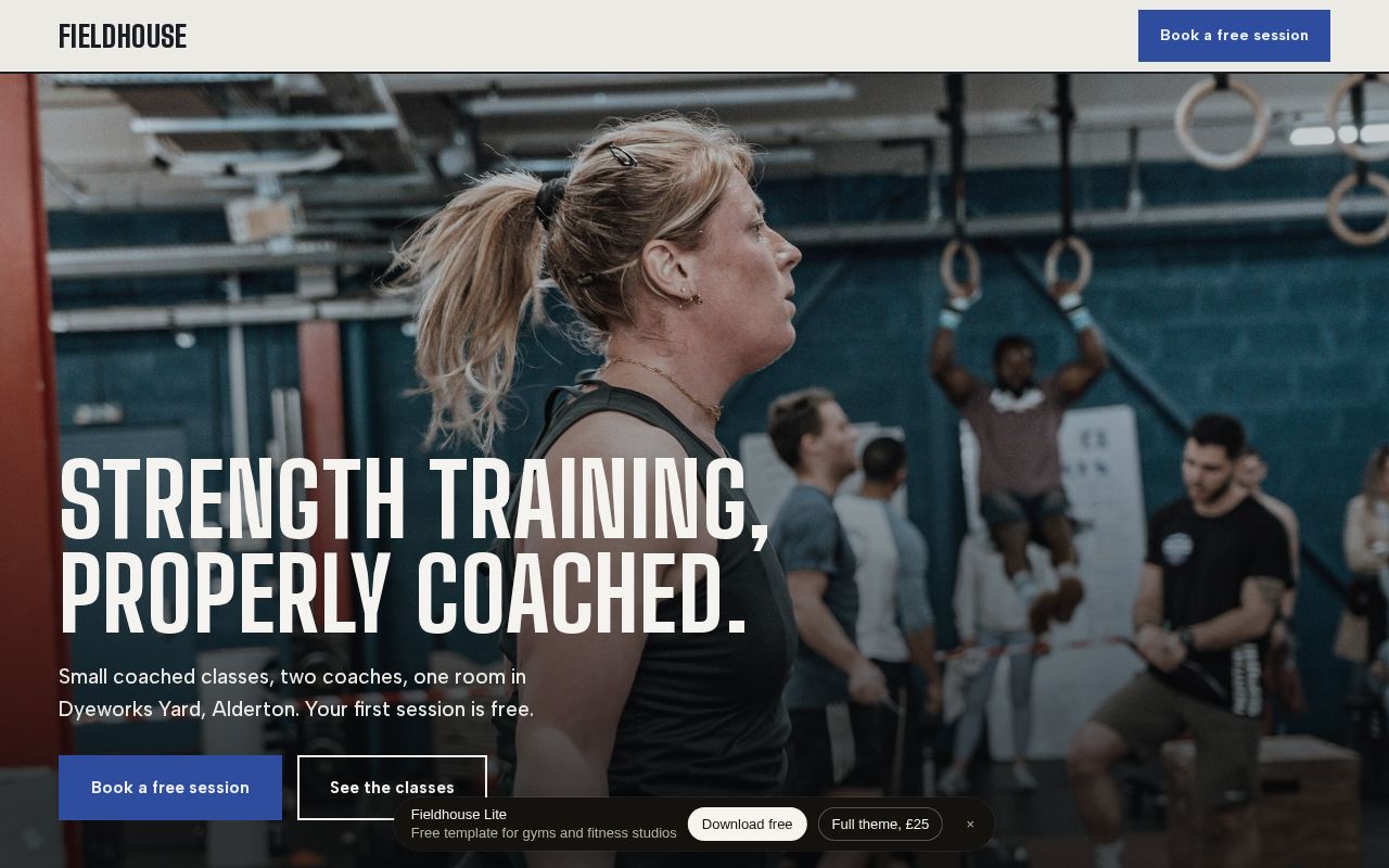 Preview of Fieldhouse Lite