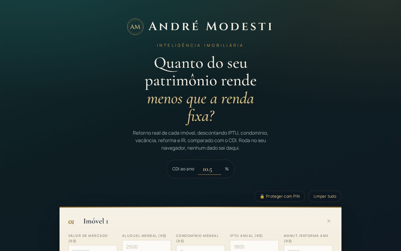 Preview of Calculadora Imoveis