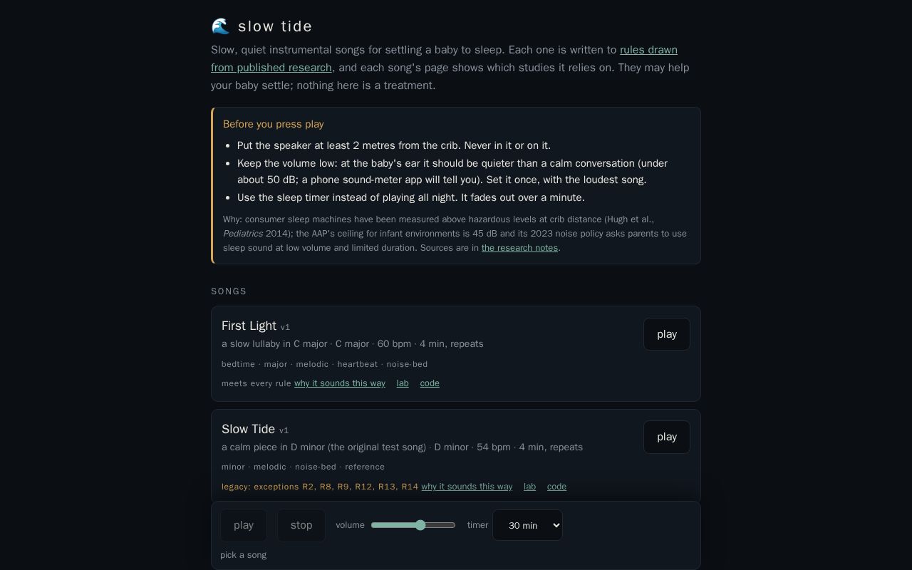 Preview of Slow Tide
