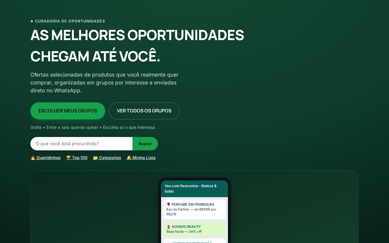 Preview of Voucomdescontos