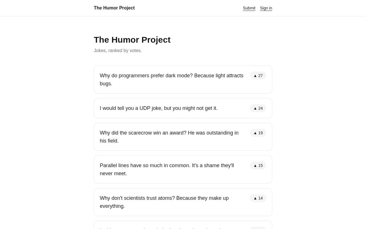 Preview of Thehumorproject