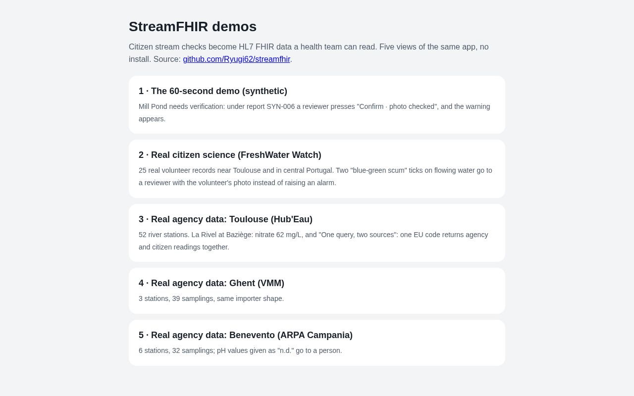 Preview of Streamfhir